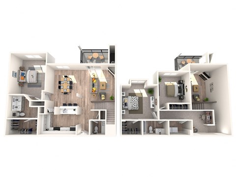 Evans Creek at Woodbridge Apartments in Redmond, Washington Marymoor Floor Plan